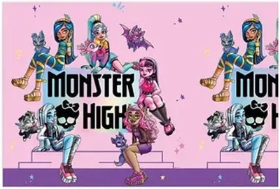 Obrus Foliowy MONSTER HIGH Urodziny Party 120x180cm