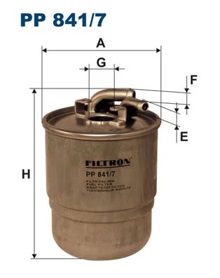 PP841/7 FILTER FUEL  