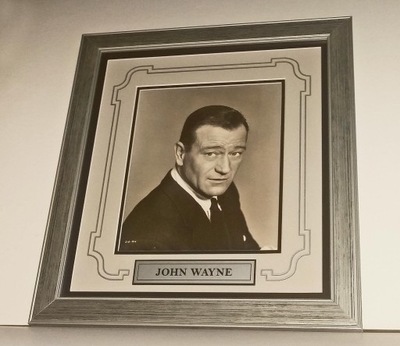 John Wayne Stara fotografia1953r w pięknej oprawie