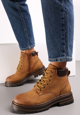 Renee Żółte Trapery damskie 36 Zimowy