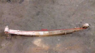 Рессора перед передний 6 щетка daewoo lublin фото №1