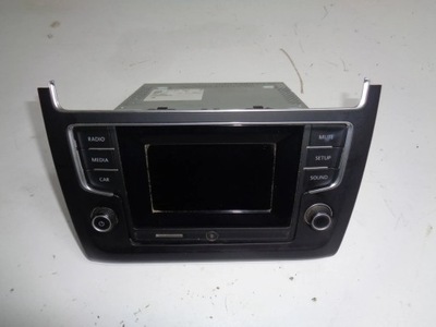 W POLO V 6C RADIO EKRANĖLIS 6C0035885A 