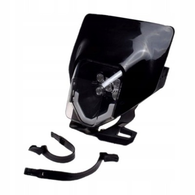 UNIWERSALNA LAMPA PRZEDNIA OWIEWKA REFLEKTOR LED CROSS ENDURO NAKED STUNT