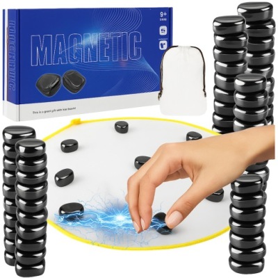 40Kulek MAGNETYCZNA GRA W SZACHY KAMIENIE MAGNETYCZNE GRA EDUKACYJNE ZESTAW