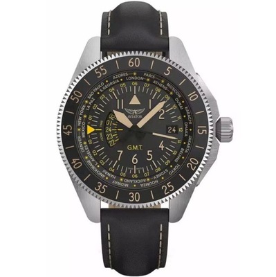 Zegarek Aviator Swiss Made V.1.37.0.303.4 Airacobra GMT