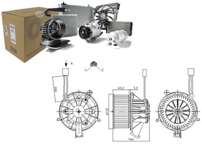 VENTILADOR SOPLADORES OPEL ASTRA J ASTRA J GTC CASCADA ZAFIRA B ZAFIRA  