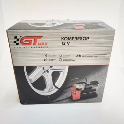 KOMPRESOR SAMOCHODOWY GT MAX 12 V