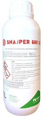 Snajper 600SC 1l NUFARM zwalcza chwasty w zbożach