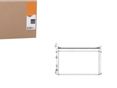 Nrf радіатор renault master 98- фото №1