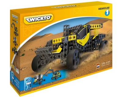 Klocki TWICKTO 3in1 zestaw konstrukcyjny Vehicles1