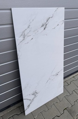 Płytki Gres CALACATTA 60x120 biały marmur