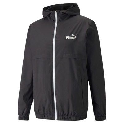 Kurtka męska Puma ESS Solid Windbreaker Czarny XL