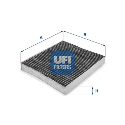 ФИЛЬТР, ВЕНТИЛЯЦИЯ СТОРОНЫ ПАССАЖИРА UFI 54.114.00