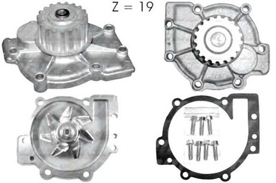 Dolz r199 насос wody, охлаждение двигателя фото №1