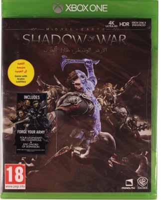 ŚRODZIEMIE CIEŃ WOJNY Shadow of war Xbox one