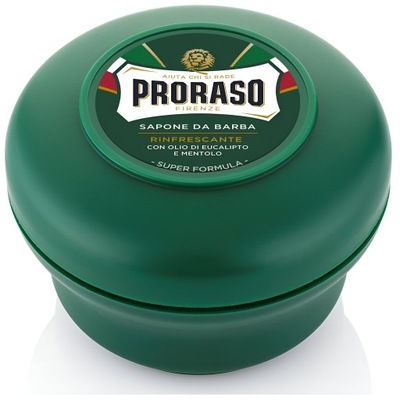 Mydło do golenia zielone PRORASO Linia Zielona GREEN Soap 150ml Eukaliptus