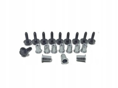 Alfa romeo 147 156 159 клипсы защита двигателя фото №1