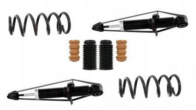 Амортизаторы пружины задняя honda cr-v ii 01-07 +osl фото №1