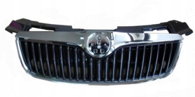 Решётка радиатора решётка радиатора skoda fabia 5j roomster praktik 07-10 фото №1