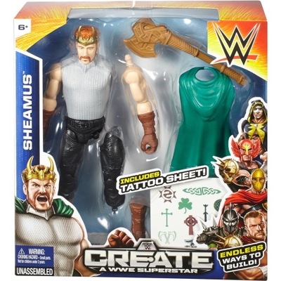 WWE CREATE A SUPERSTAR WRESTLING ORYGINALNA RUCHOMA FIGURKA SHEAMUS CML05