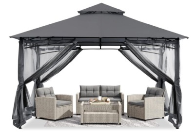 ABCCANOPY Pawilon ogrodowy na taras, 2,5 x 2,5 m UŻYWANY