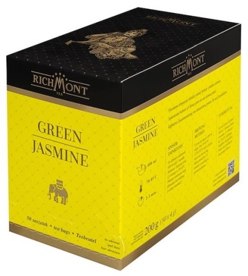 Herbata Richmont Green Jasmine 50 saszetek 4g