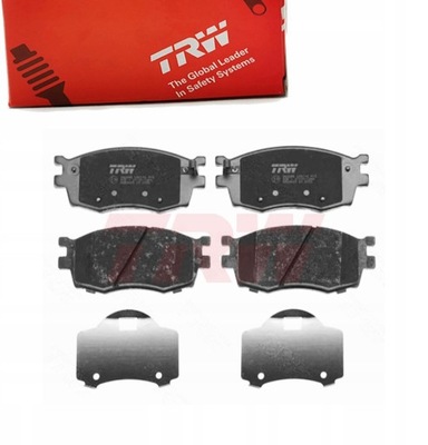 Trw gdb3420 набір гальмівних колодок гальмівних, гальма дискові фото №1