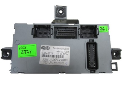 Alfa romeo 147 коробка модуль bsi 46746376 501861080035 фото №1