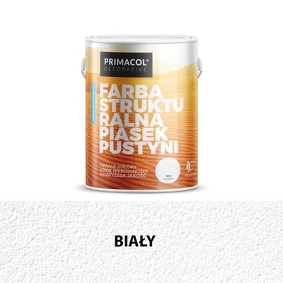 Farba Piasek pustyni biały 5l
