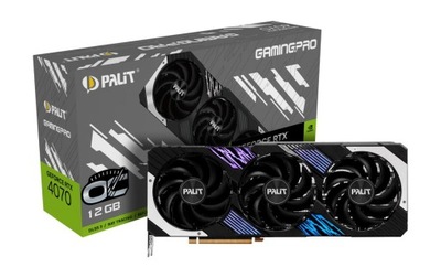 Karta graficzna Palit GeForce RTX 4070 GamingPro OC 12GB GDDR6X 192bit DLSS