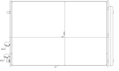 Nrf 350477 конденсатор, кондиционер фото №1