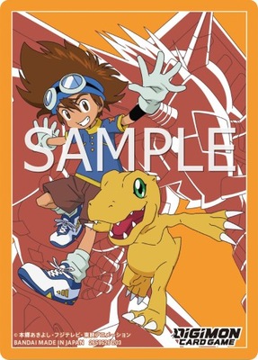 Digimon Card Game Official Sleeves Taichi Kamiya