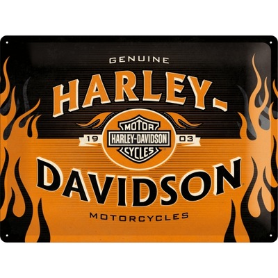 PLACA SZYLD HARLEY-DAVIDSON PLACA REGALO 30X40  