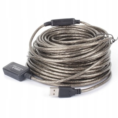 Przedłużacz kabel USB 2.0 aktywny 20 m przedłużka