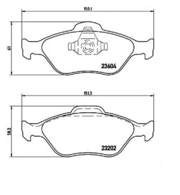 РОСПРОДАЖА КОЛОДКИ ТОРМОЗНЫЕ AD (FOMAR-ROULUNDS) 685181 FORD FIESTA, FUSION