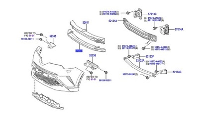 C-HR 16-19 ABSORBER SIJA SUSTIPRINIMAS BUFERIS APAČIA 