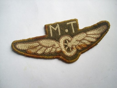Naszywka M.T - British: Army Motor Transport “M.T.”