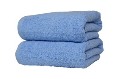 Duży gruby ręcznik kąpielowy hotelowy 70x140 nieb