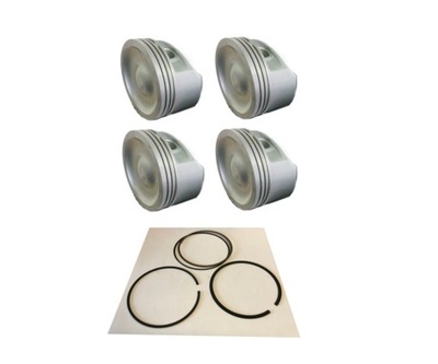 Поршень kpl 4szt std isuzu d-max rodeo 2,4 c24se фото №1