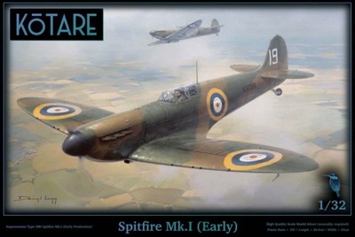Spitfire Mk.Ia (Early) Kotare K32004 skala 1/32