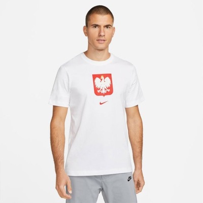 Koszulka Nike Polska Crest DH7604 100 biały L