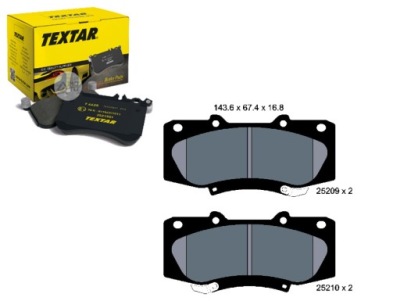 Тормозные колодки тормозные toyota hilux vii 2.5d/3.0d 07.05- фото №1