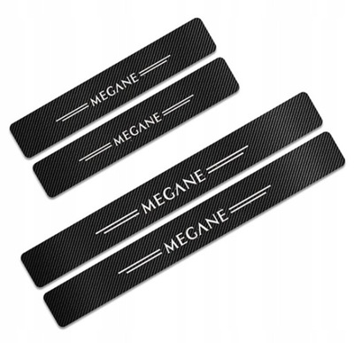 RENAULT MEGANE STICKERS PROTECTIVE ON BODY SILLS 4 PIECES  