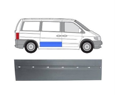 DALIS APATINĖ DURYS MERCEDES VITO 1995-03 DEŠINIOJI 