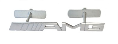 MERCEDES AMG EMBLEMA INSIGNIA LOGOTIPO EN REJILLA DE RADIADOR METAL  