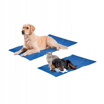 Armada mata dla psa odcienie niebieskiego 110 cm x 70 cm