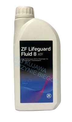 ОРИГИНАЛЬНЫЙ МАСЛО ZF LIFEGUARD FLUID 8 8HP 1L