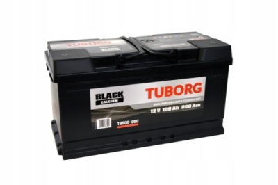 Акумулятор tuborg tb600-080 12v 100ah 800a p+ фото №1