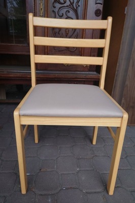 Krzesło pokojowe salonowe kuchenne drewniane art deco design