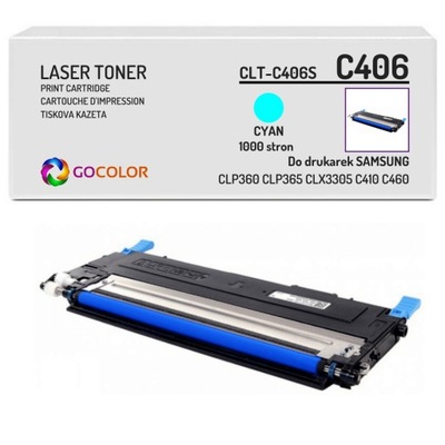 Toner CLT-C406S Cyan do SAMSUNG CLX-3305W